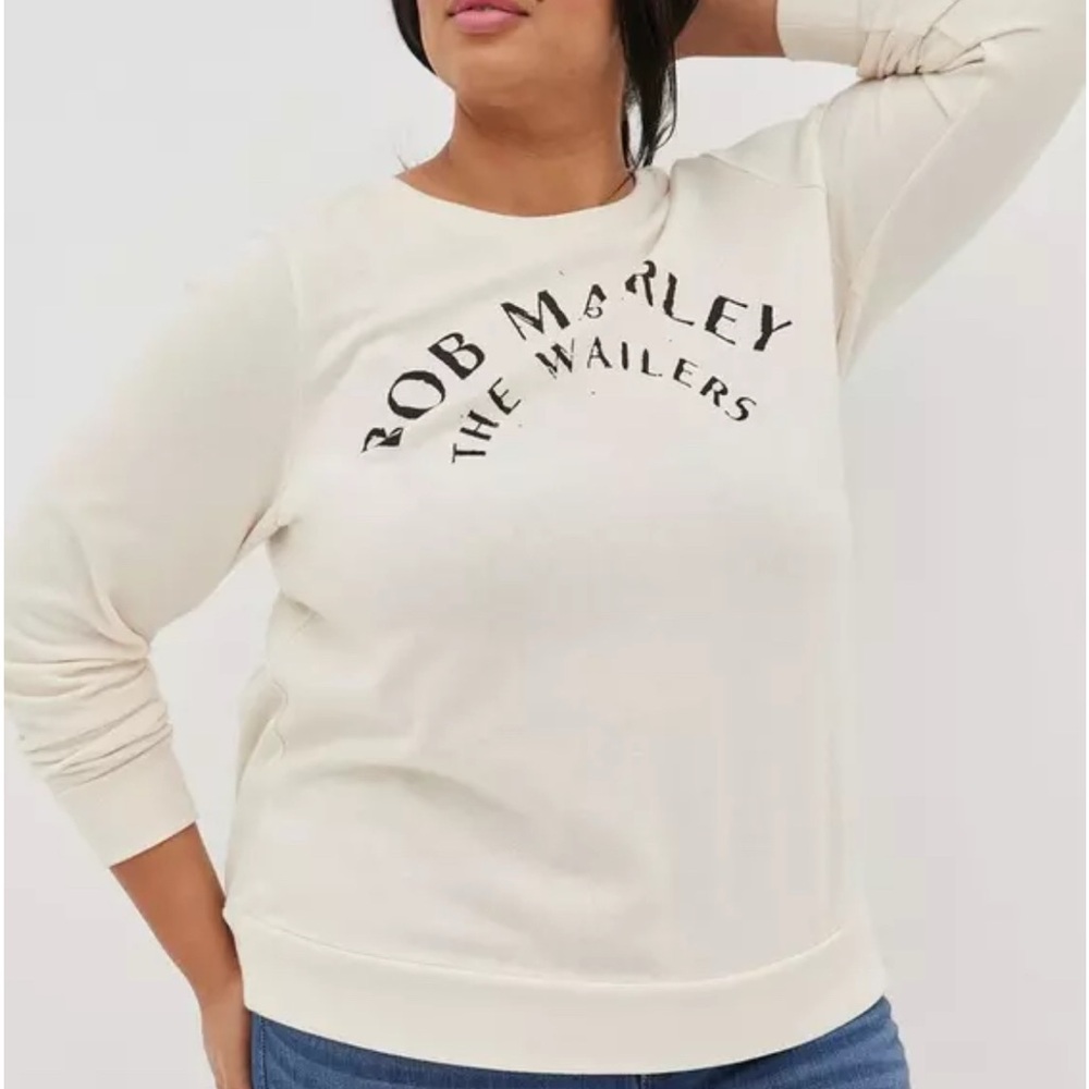 Torrid/Zion Cozy Fleece Bob Marley Crew Sweatshirt